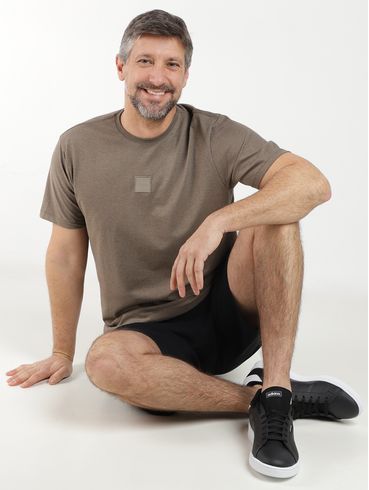 Bermuda Malha No Stress Masculina PRETO