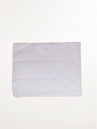 Toalha com Capuz Infantil Para Bebê - Rosa