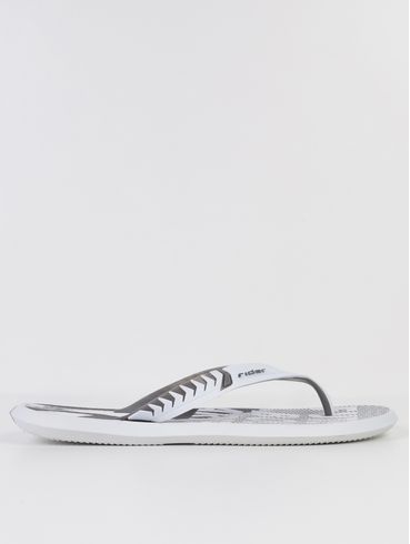 Chinelo Rider Masculino BRANCO/CINZA