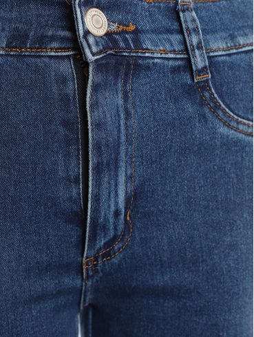 Calça Jeans Boot Cut Sawary Feminina AZUL