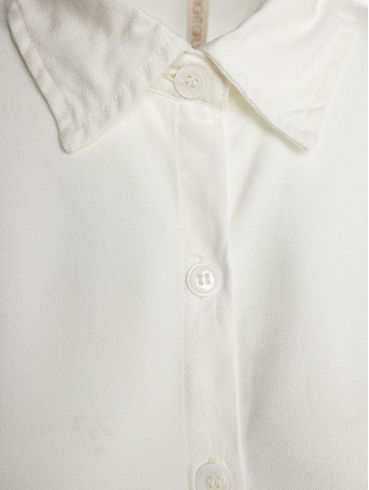 Camisa Crepe Feminina OFF WHITE