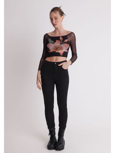 Calça sarja skinny