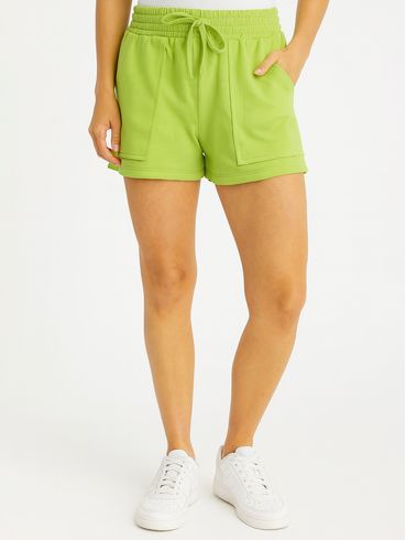 Short Moletinho Feminino VERDE