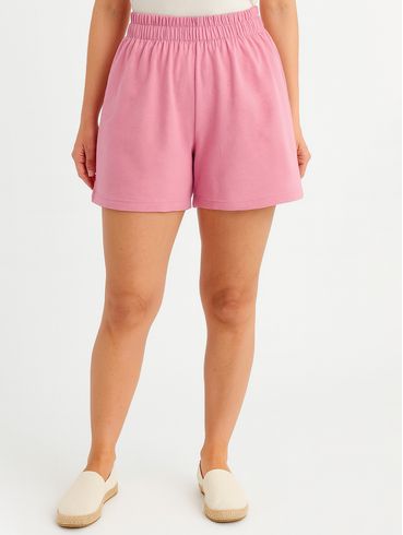 Short Moletinho Feminino ROSA