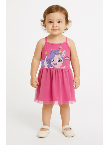 Vestido Infantil Para Menina - PINK